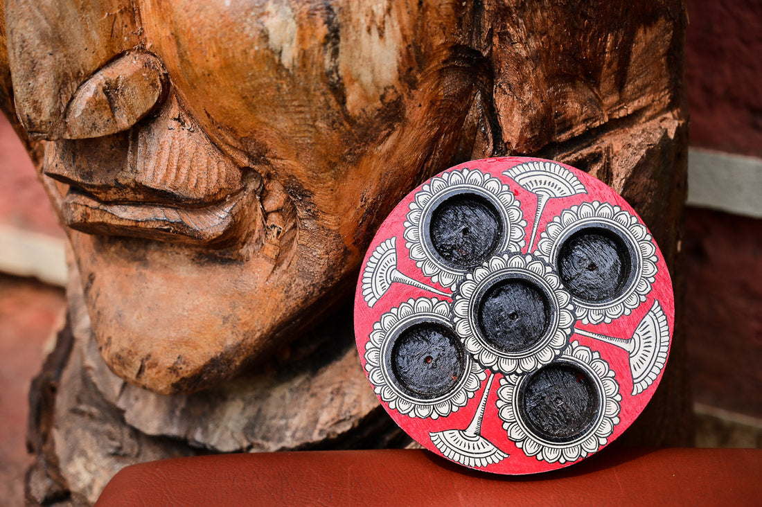 Hand-Painted Home Decor Ideas with Indian Folk Art