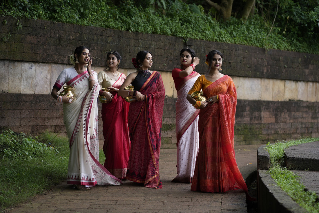 Indian Saree Fabrics Explained: Banarasi, Khandua, Georgette & More