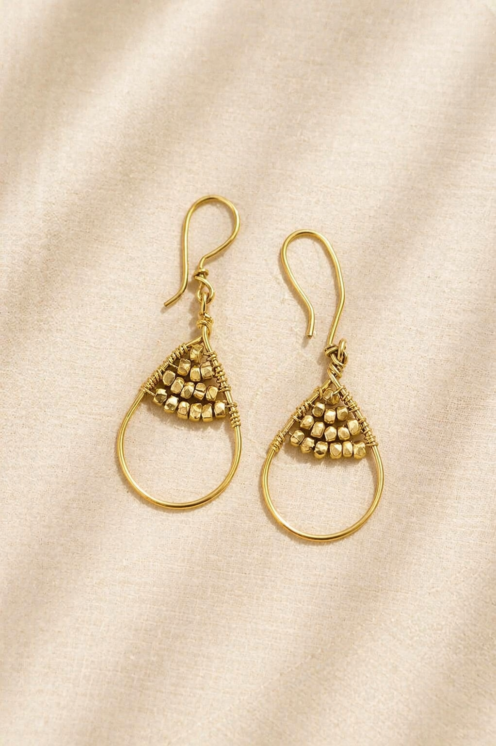brass earring for women