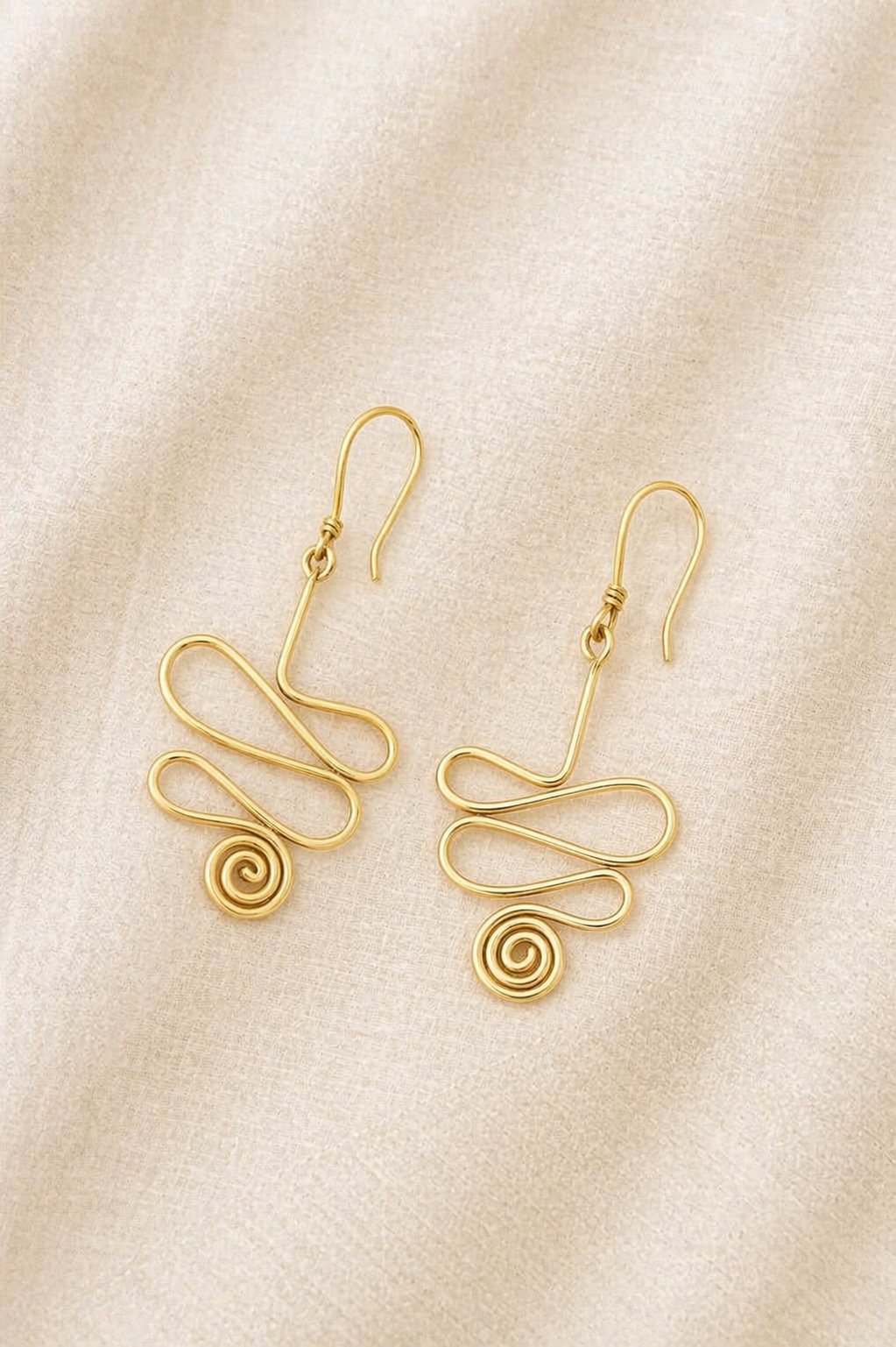 brass earring for womens
