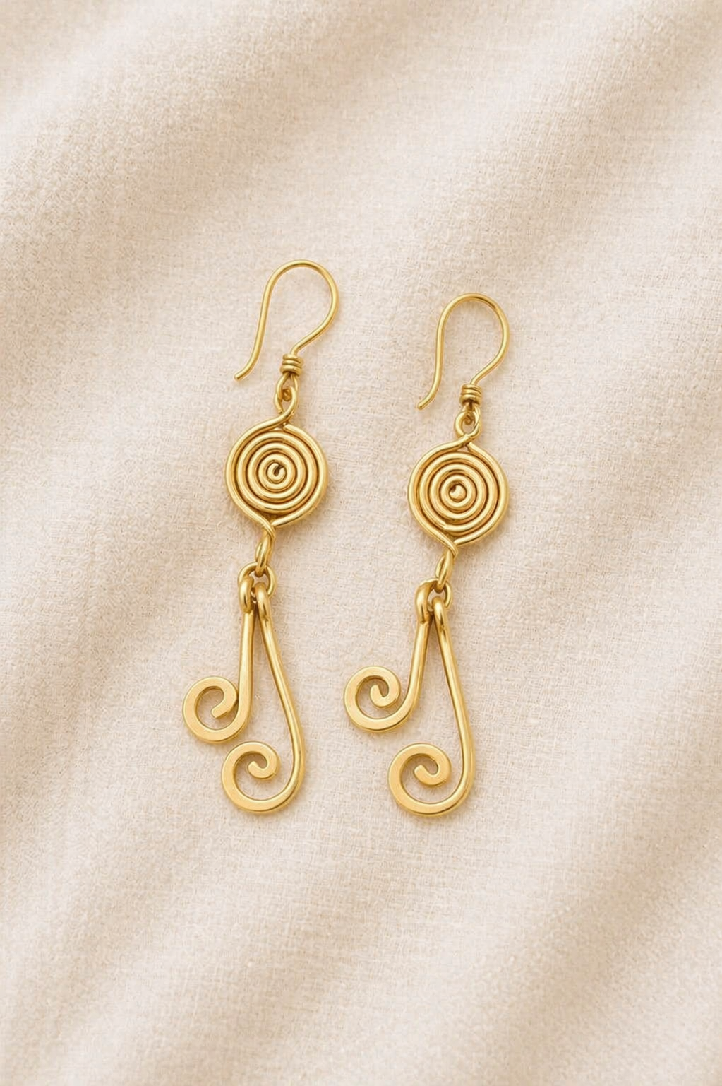 brass earring for women