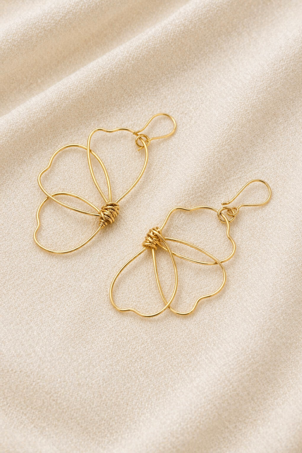 Brass Floral earring for womens