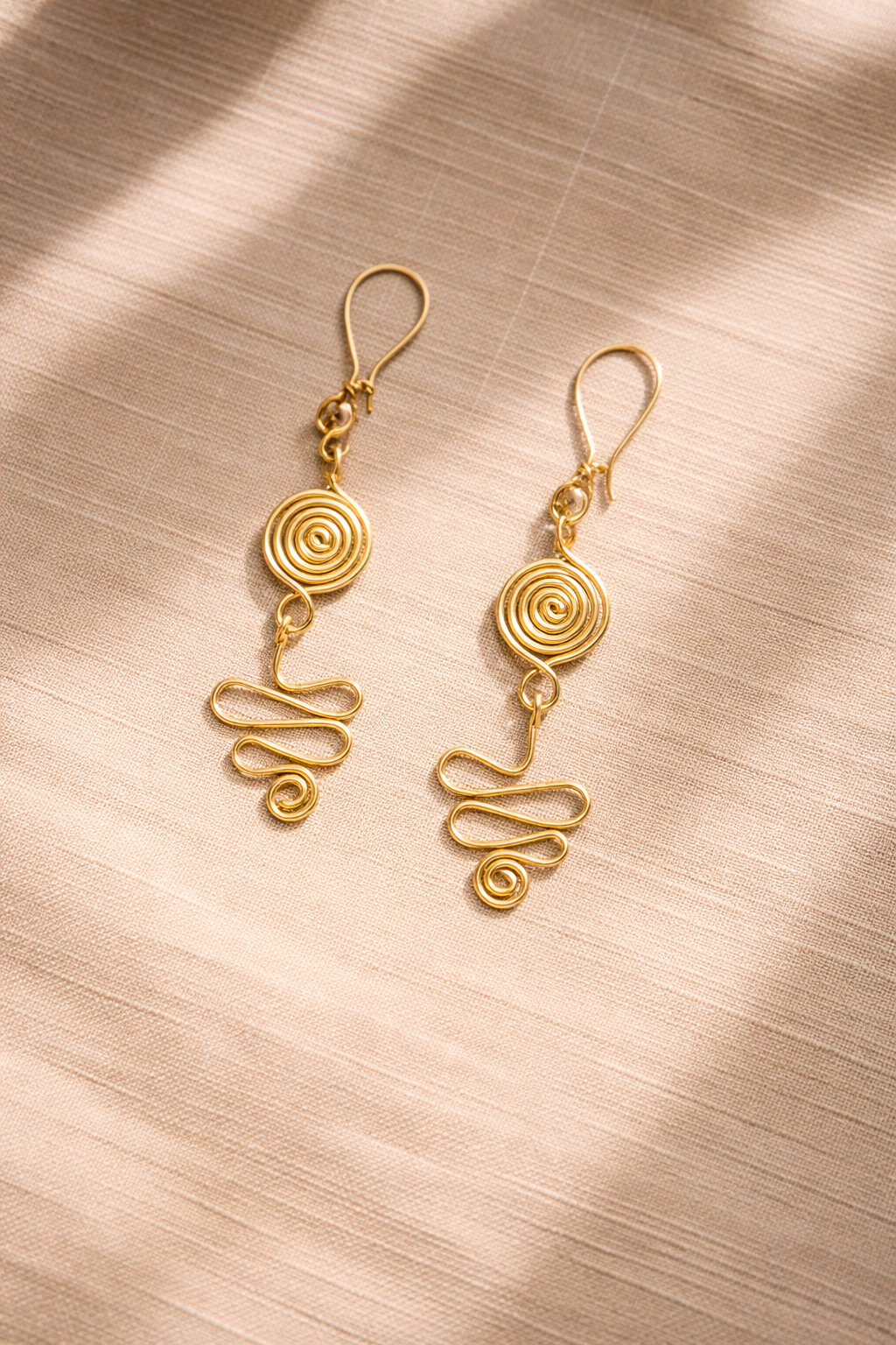 Brass earring for womens