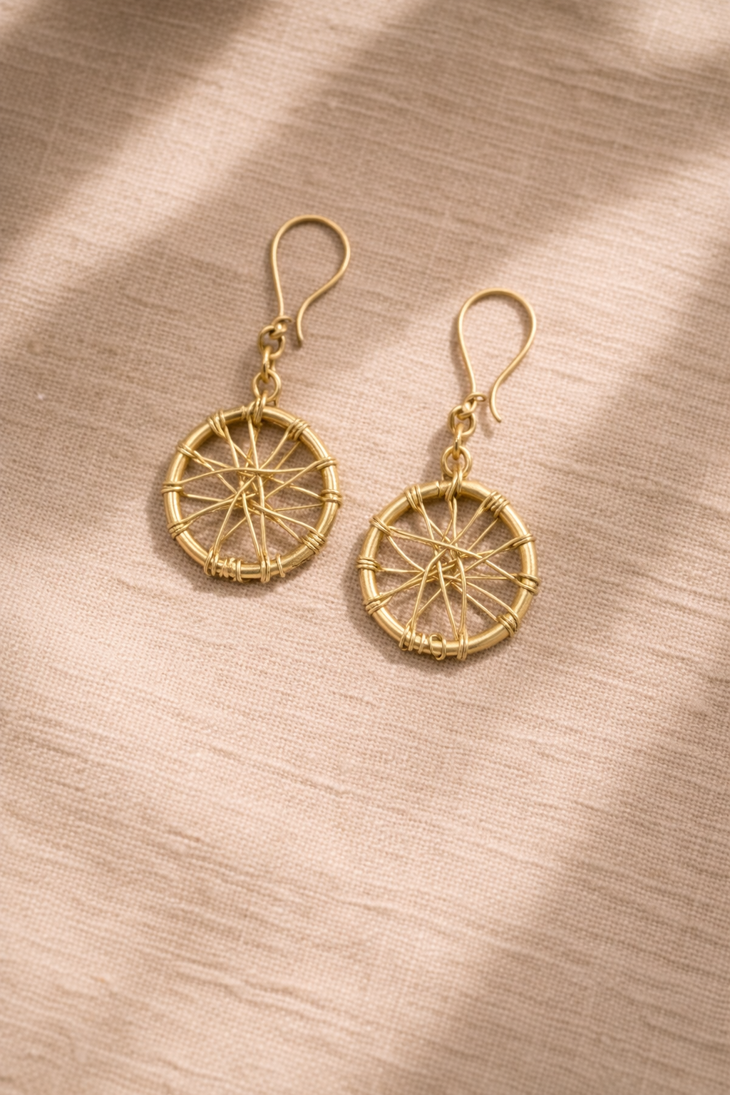 Brass earring for womens