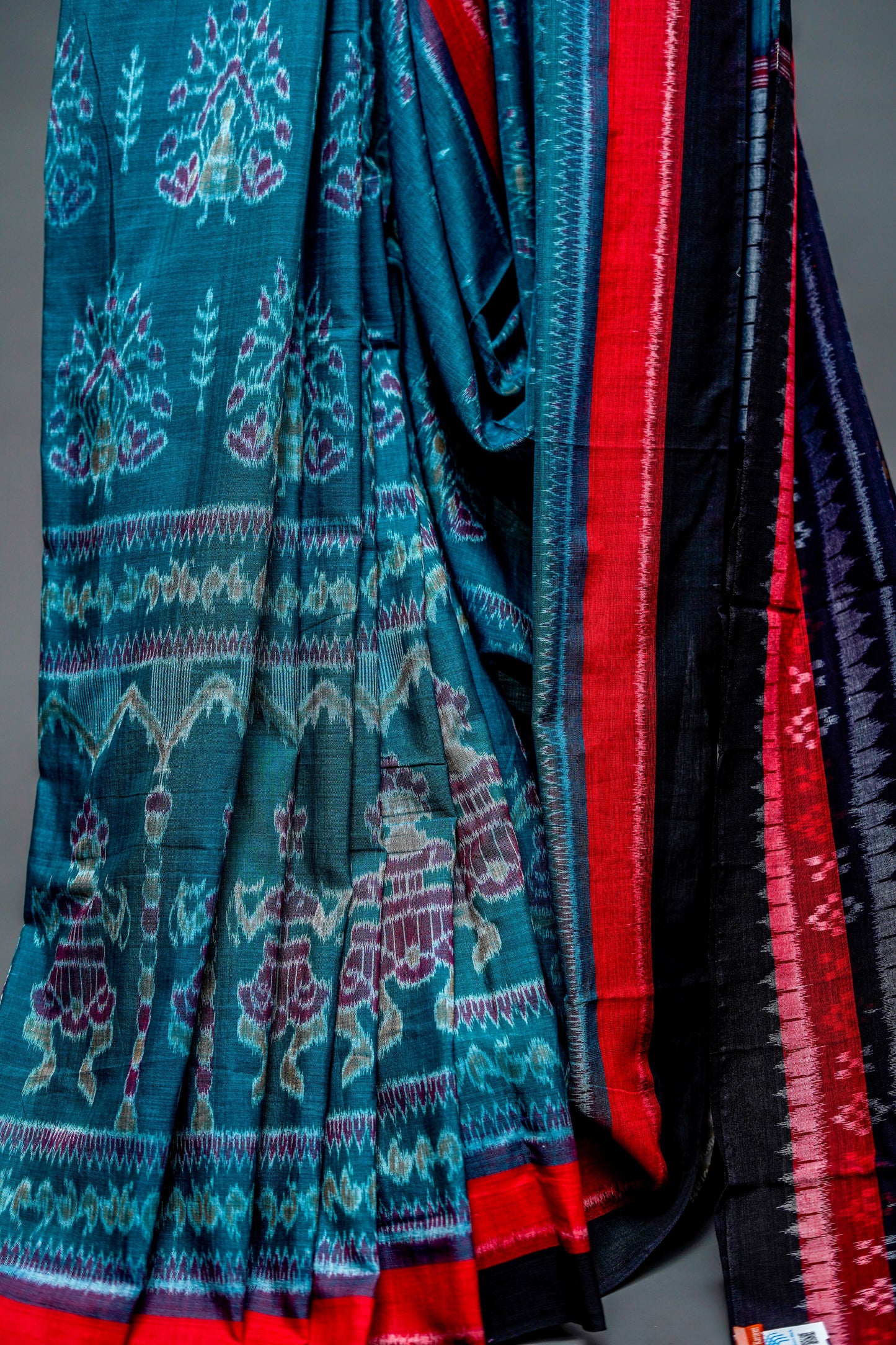 Sambalpuri Cotton( Teal Blue)
