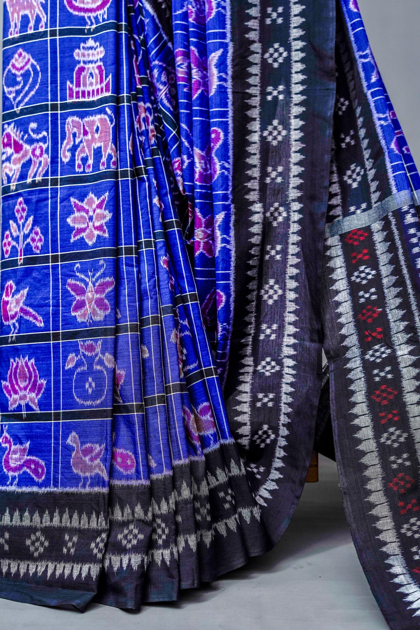 Sambalpuri Cotton( Deep Indigo)