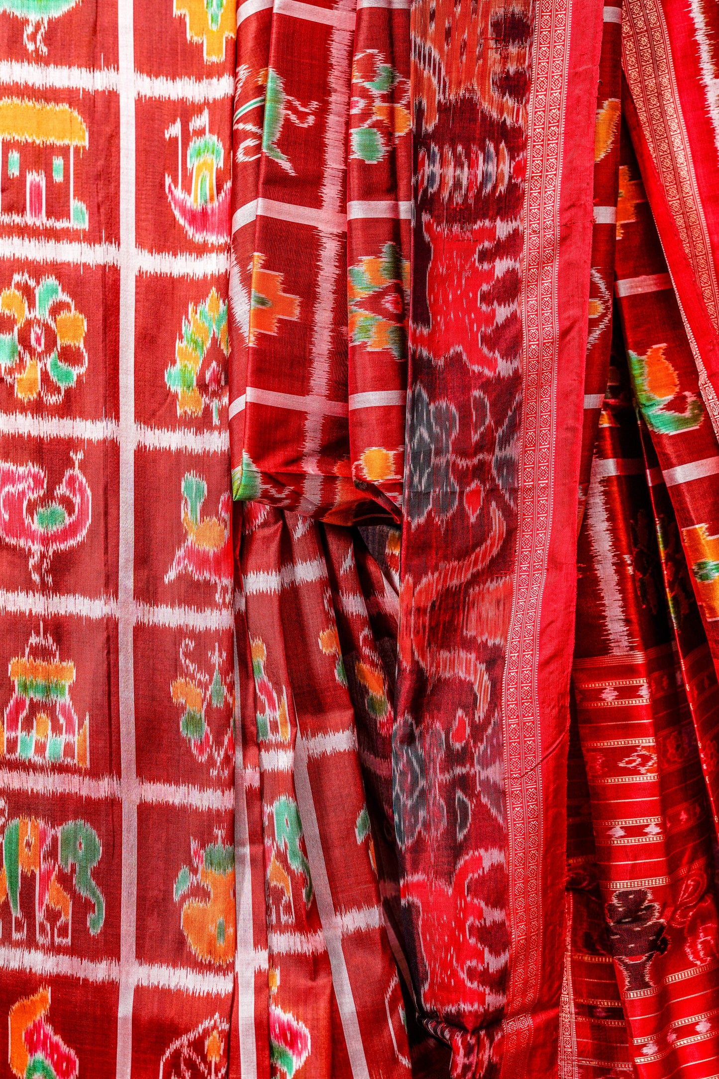 Khandua Silk (Rich Maroon)