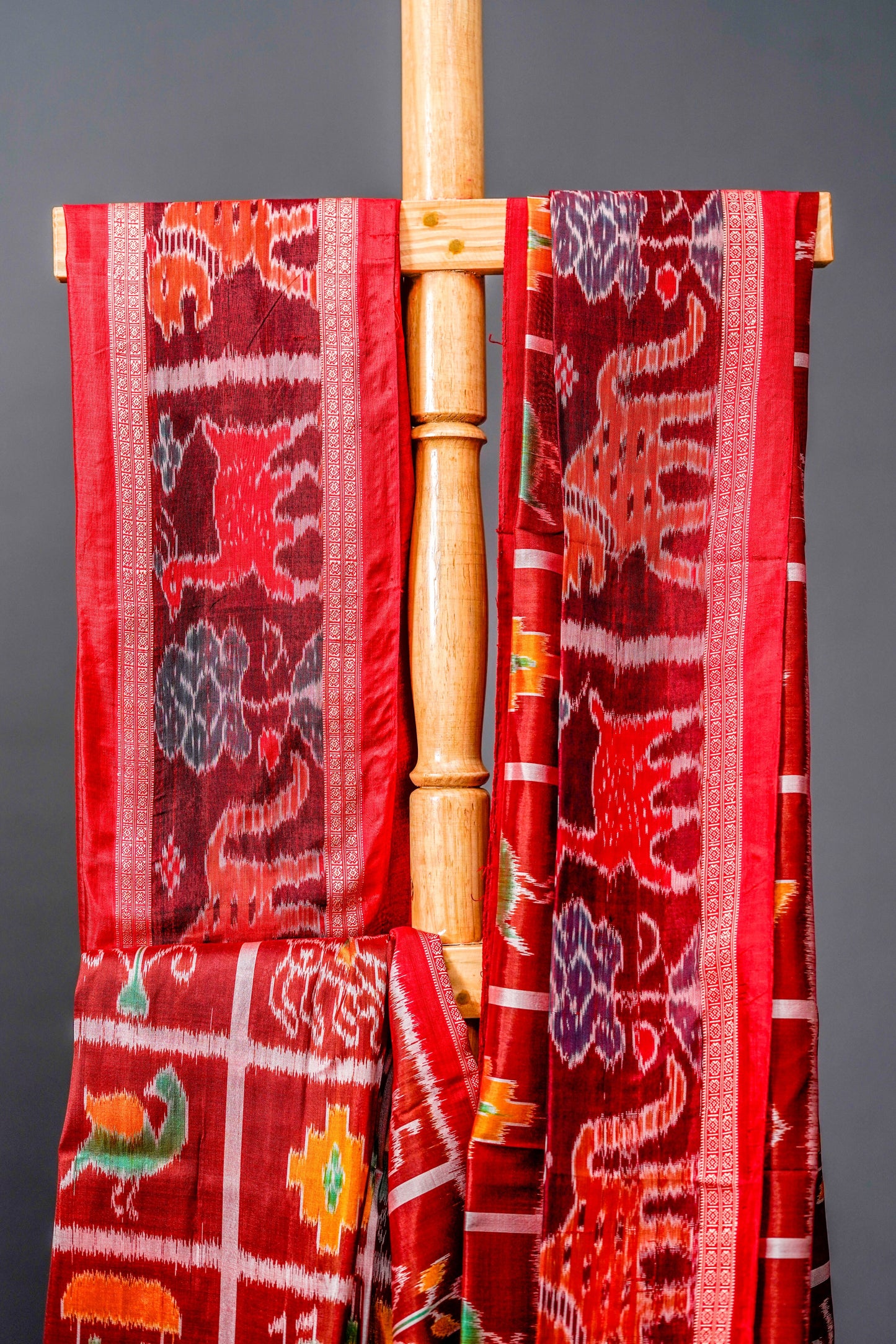 Khandua Silk (Rich Maroon)