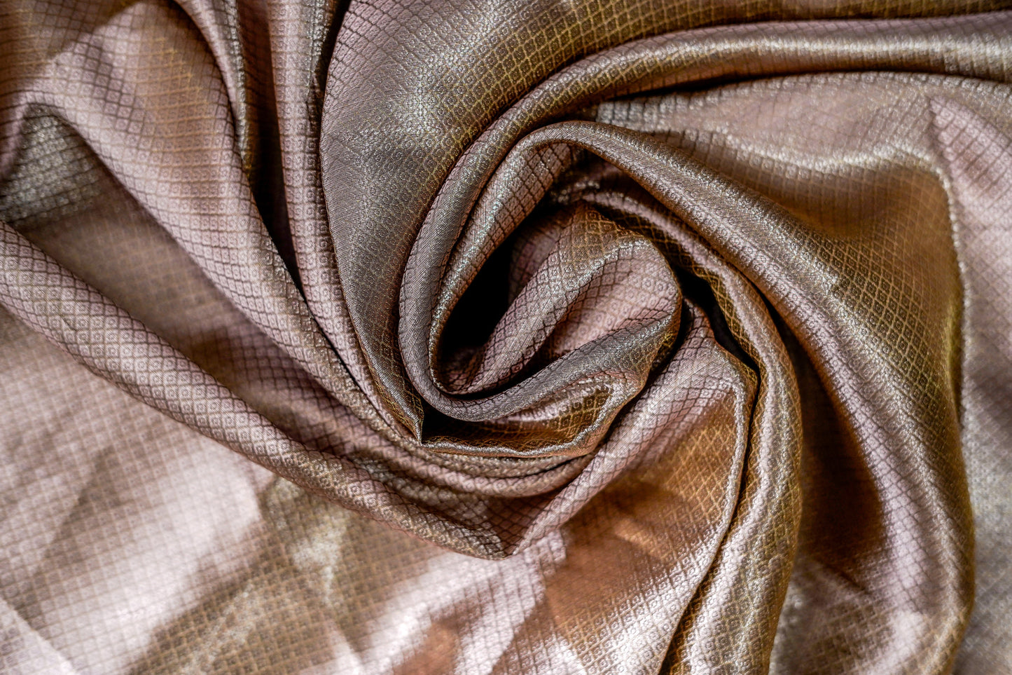 Tissue Banarsi (Elegant silver-grey)