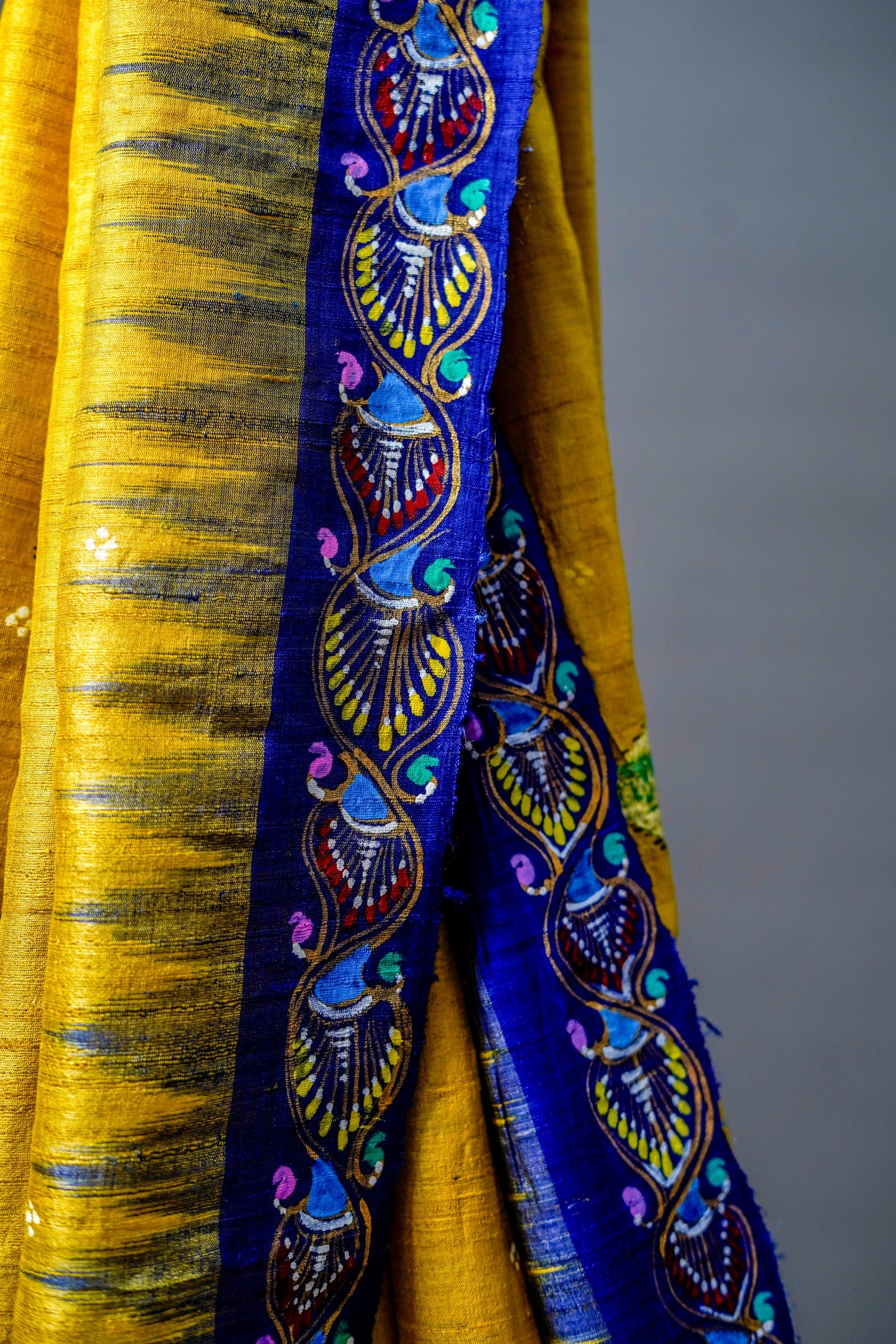 Hand painted Gopalpur Tusser