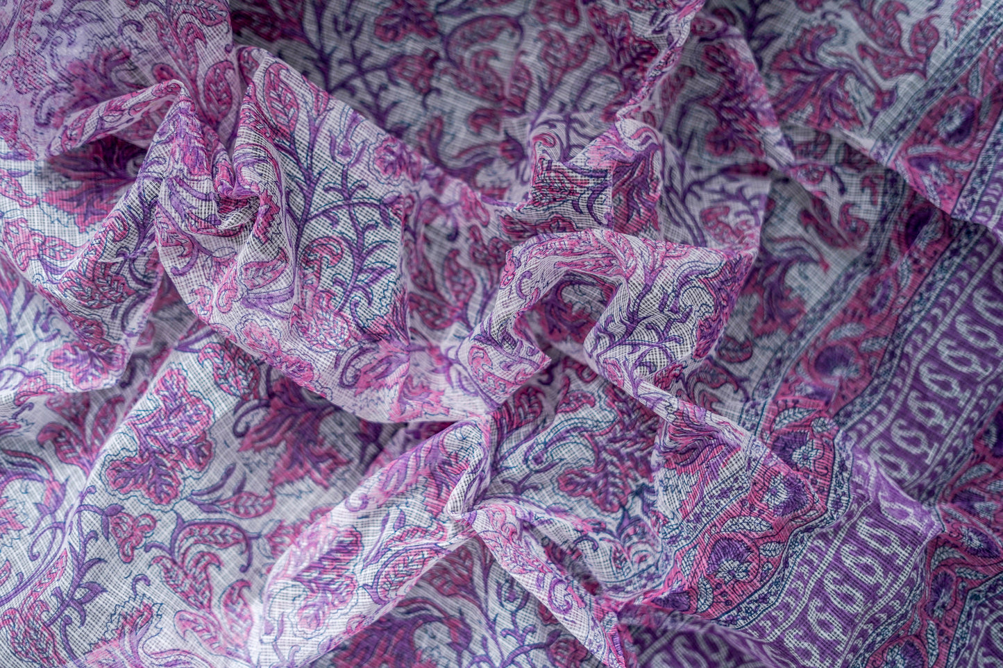 Pure Moonga Kota (Soft Lavender/Purple)