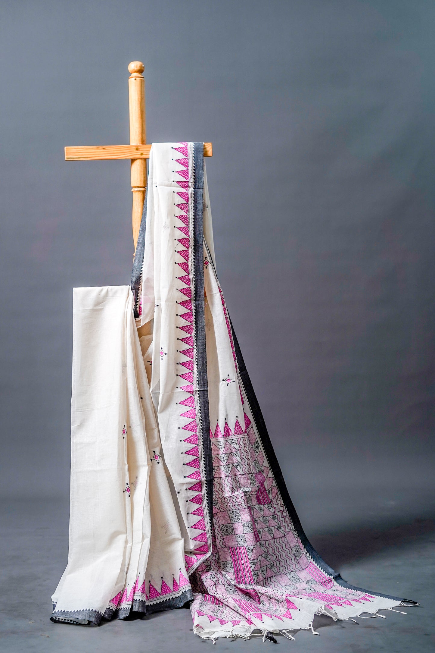 Pure Kantha Cotton (Off-White/Ivory Base)