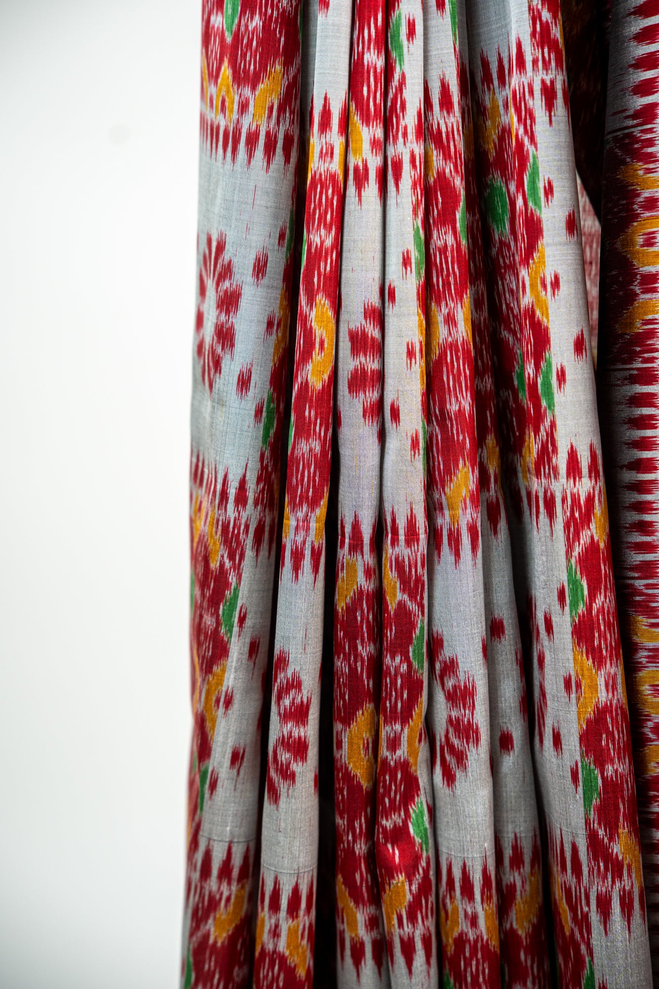 Rich Deep Crimson Red / Maroon Khandua Silk Saree