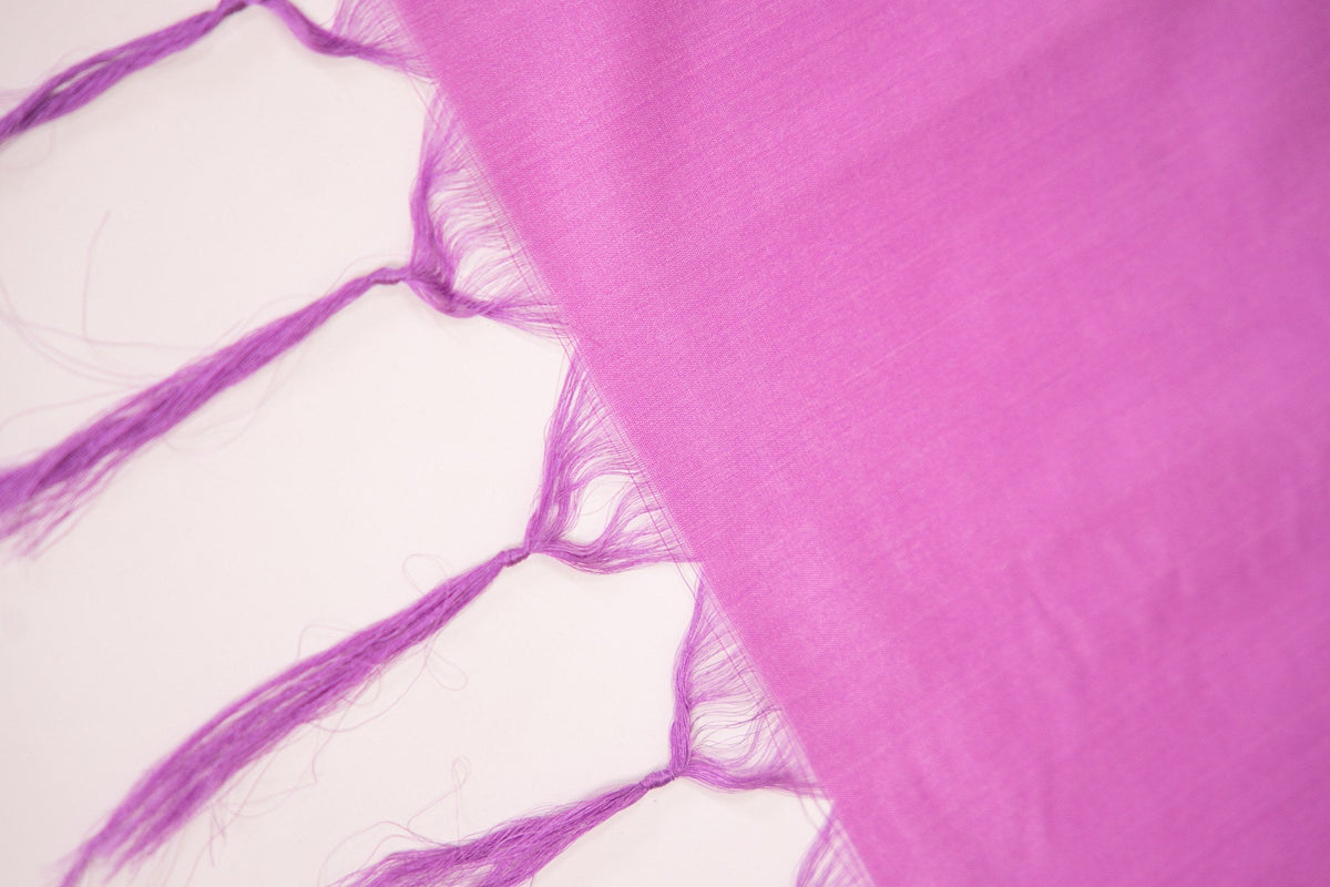 Bright Violet Leaf Booti Banarasi Dupatta