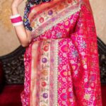 Patola IKAT with Banrasi weaves