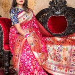 Patola IKAT with Banrasi weaves