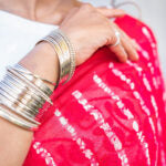 Hand Dyed - Pure Pink - Georgette - Chikankari Saree
