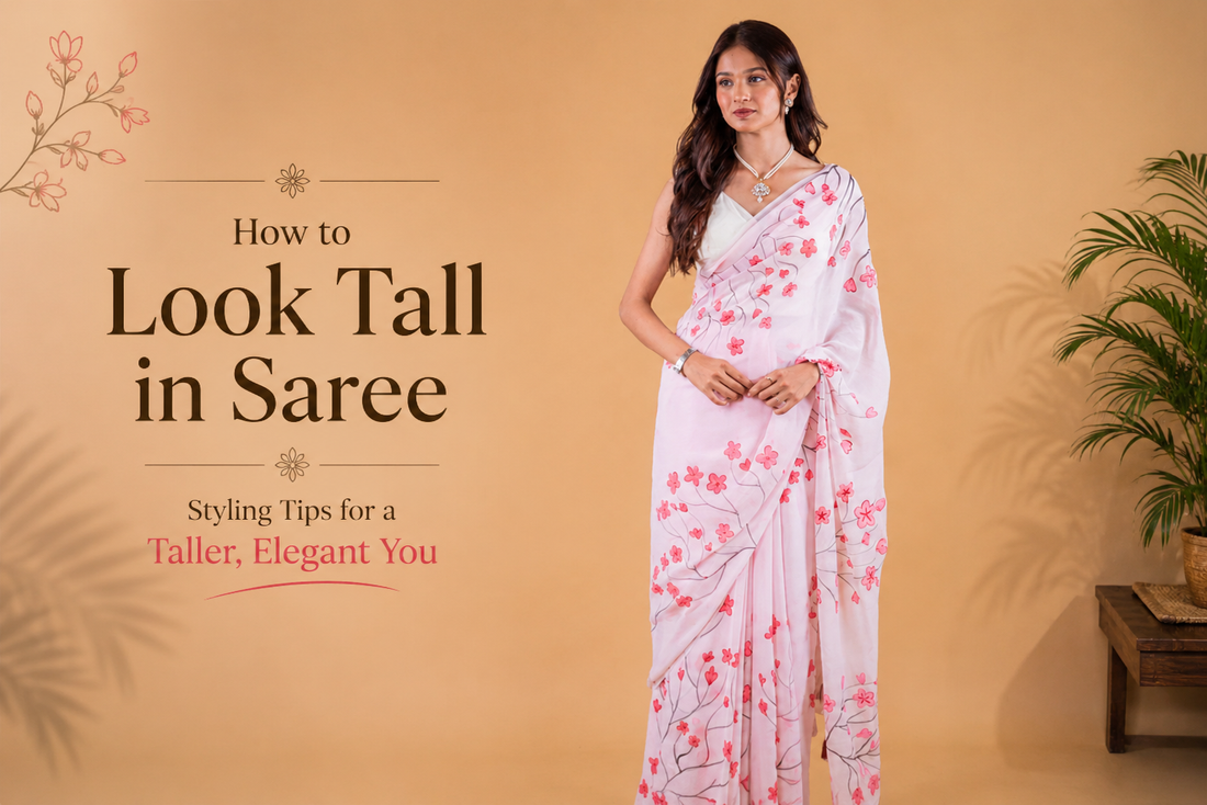 look tall in sarees
