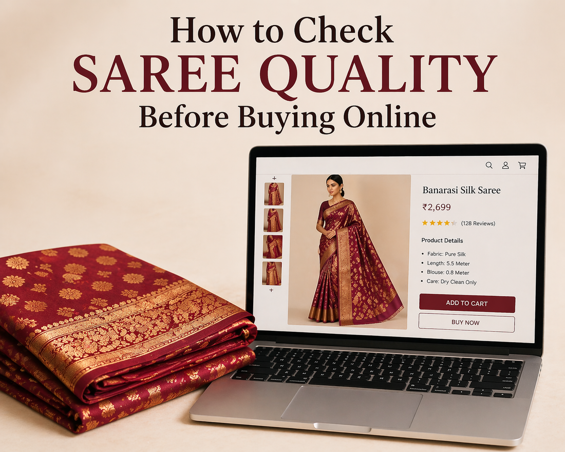 How to Check Saree Quality Before Buying Online