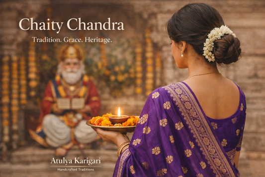 Chaity Chandra: Draping Traditions with Atulya Karigari