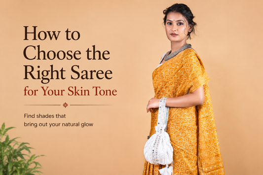 choose saree for your skin tone