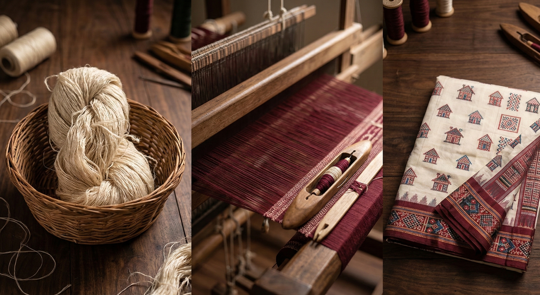 From Yarn to You : The Journey of an Atulya Karigari Saree