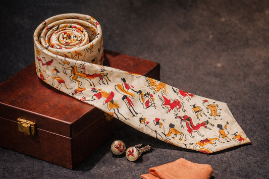 The Six-Fold Legacy: Why a Handloom Tie Changes the Suit