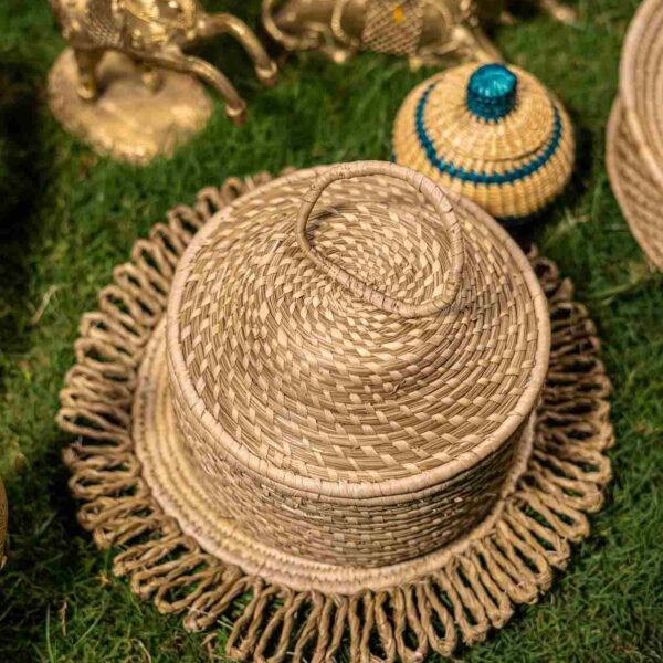 Round Utility Box (Sabai Grass)