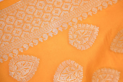 Mustard Leaf Boota Banarasi Dupatta