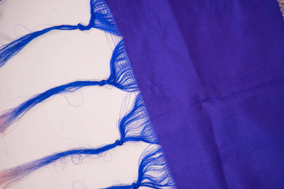Royal Indigo Leaf Motif Banarasi Dupatta