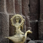 Dhokra Goddess Saraswati Statue