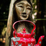 Kettle Hand Painted