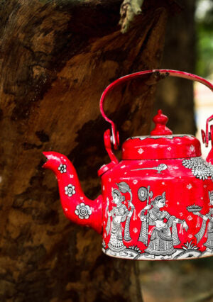 Kettle Hand Painted