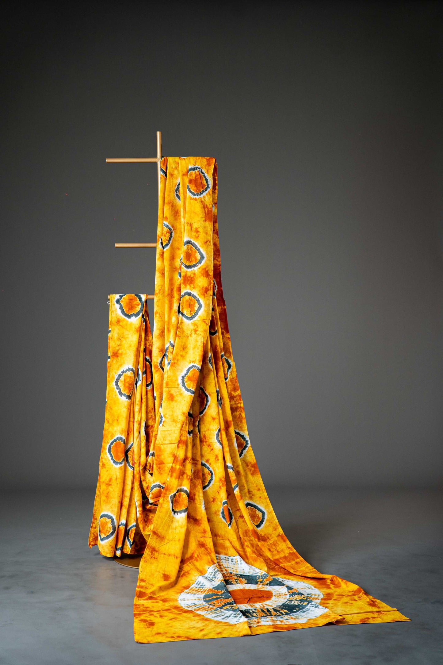 Bagru Handloom Mul Mul Cotton Saree – Authentic Block Print