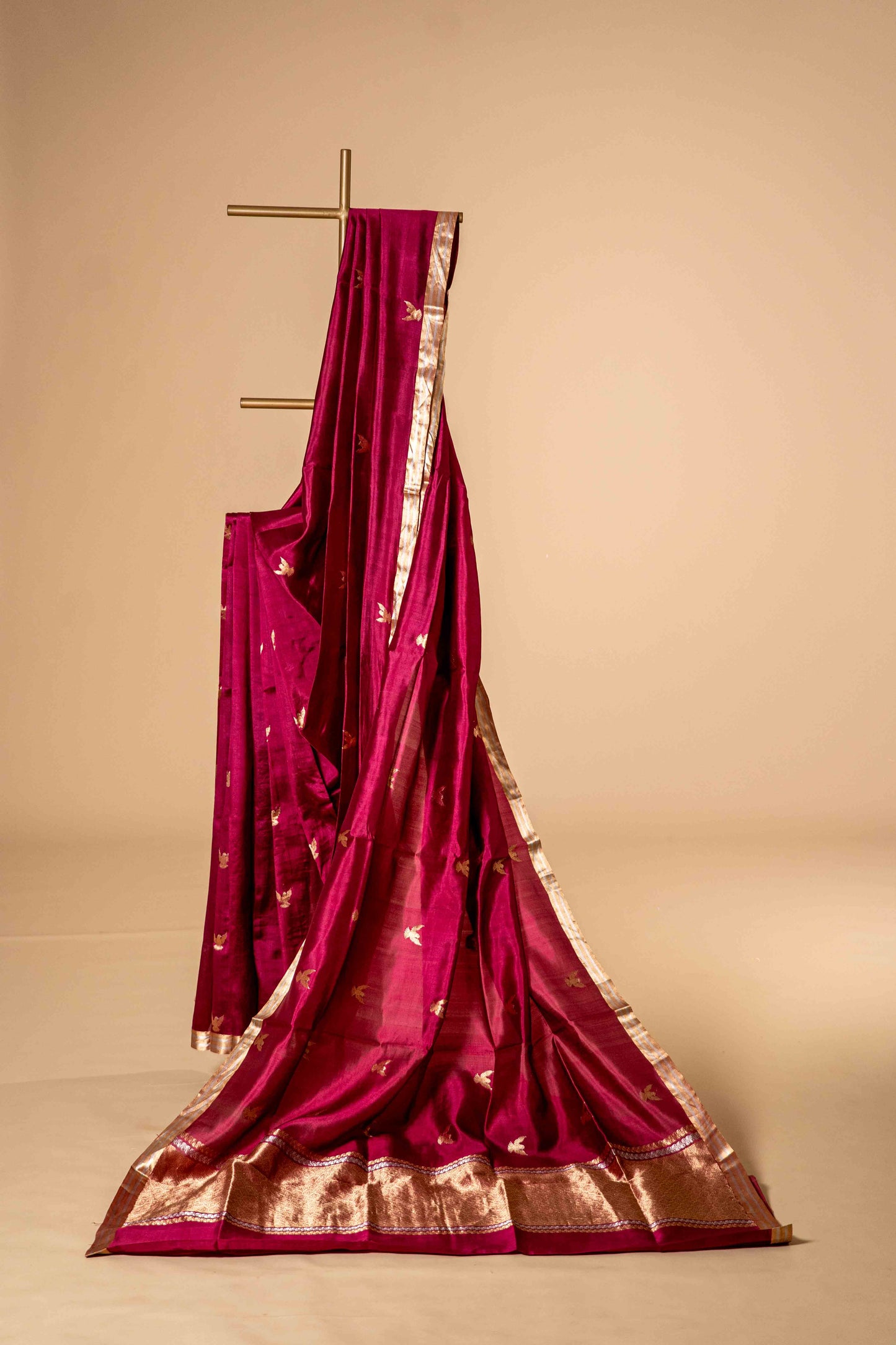 Pure Katan Banarsi With Traditional Border