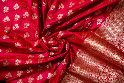 Pure Katan Silk Saree With Grapes Motif
