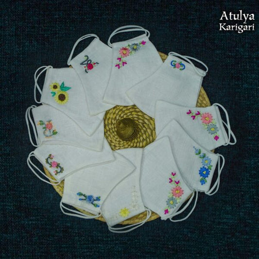 Embroidered Facemask