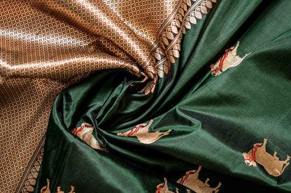 Pure Katan banarsi with traditional border