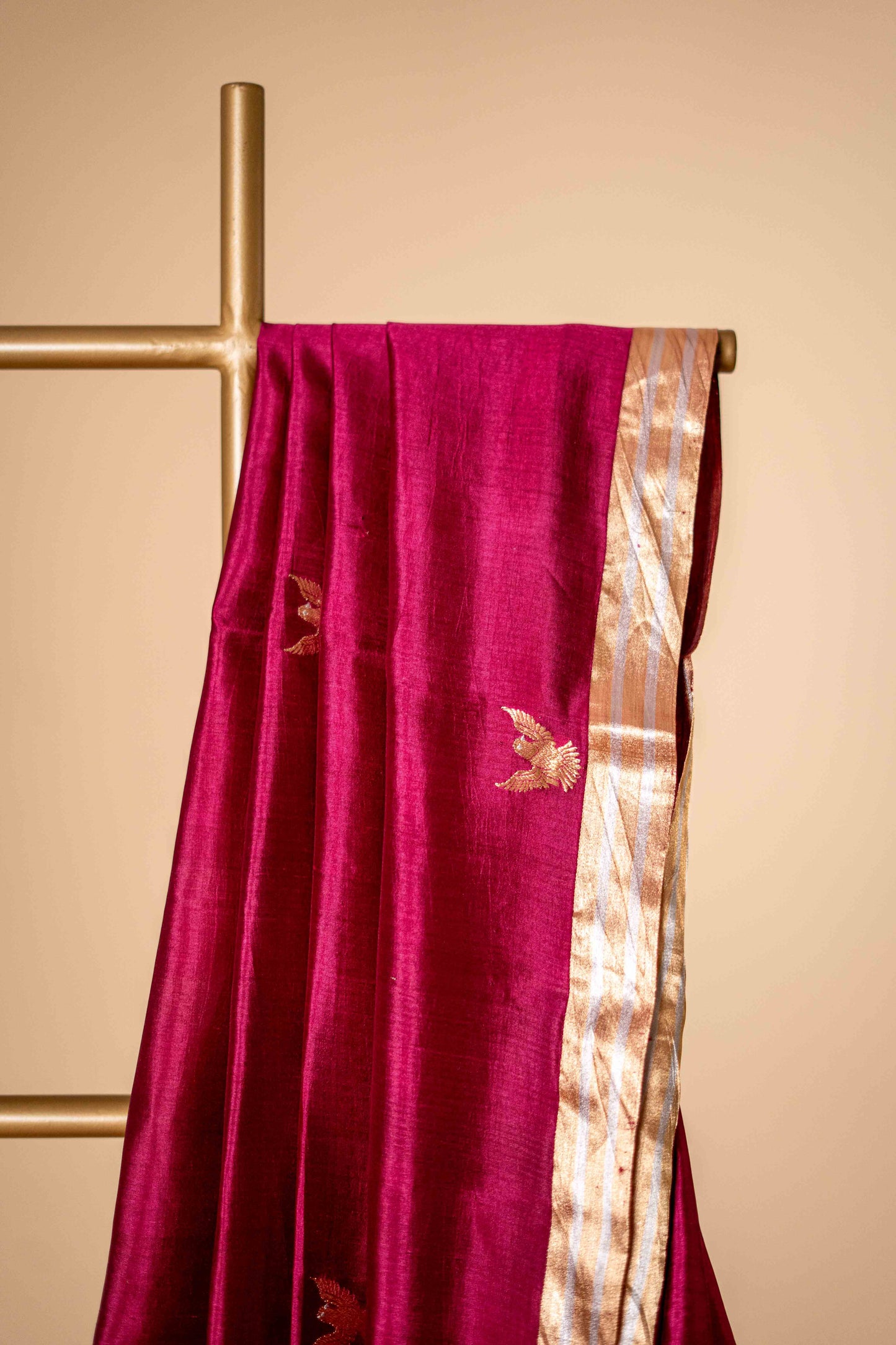 Pure Katan Banarsi With Traditional Border