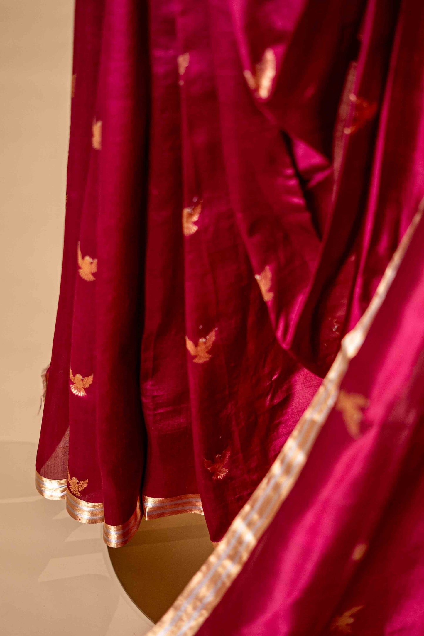 Pure Katan Banarsi With Traditional Border