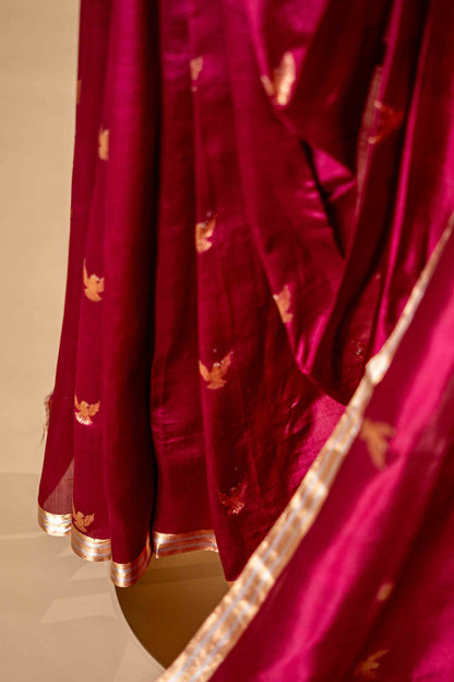 Pure Katan Banarsi With Traditional Border