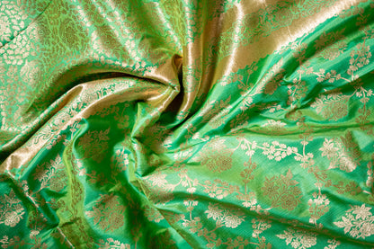 Pure Banarsi Katan Silk with Bel Work
