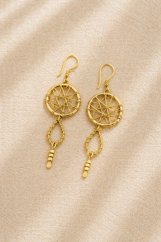 Brass earring for women