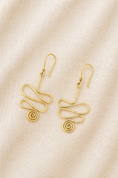 brass earring for womens