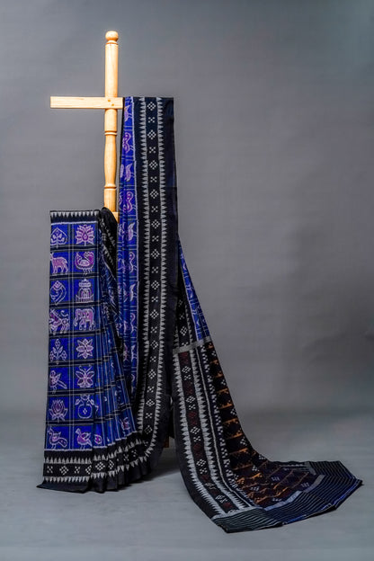 Sambalpuri Cotton( Deep Indigo)