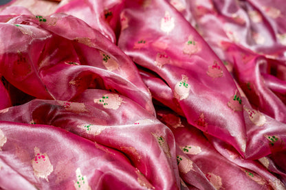 Tissue Banarsi (Rich magenta )