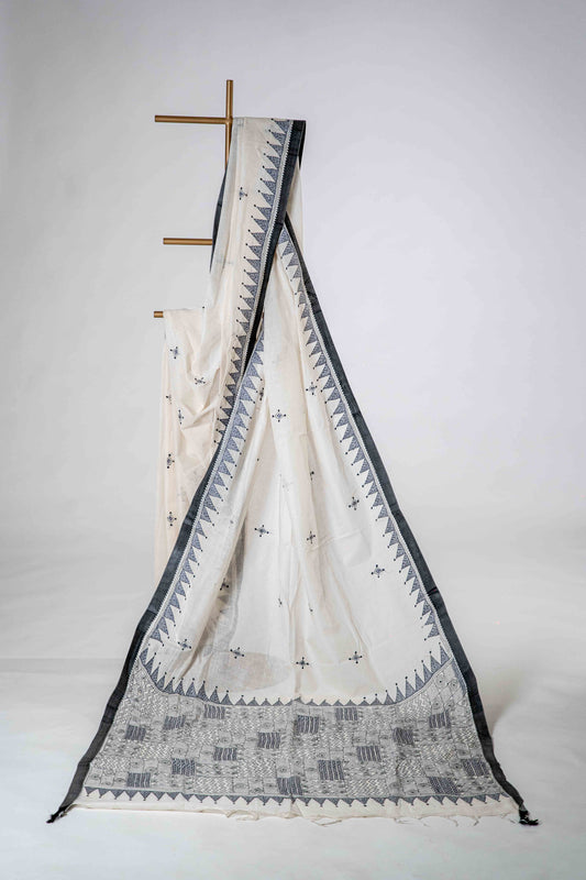 Pure Kantha Cotton Saree