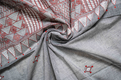 Pure Kantha Cotton Saree