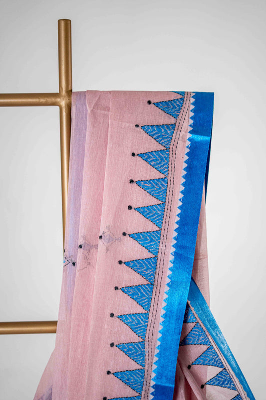 Pure Kantha Cotton Saree - Atulyakarigari