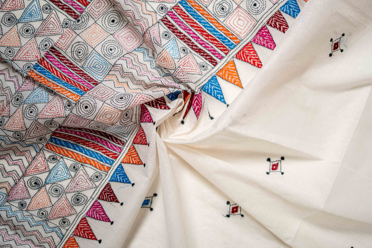 Pure Kantha Cotton Saree